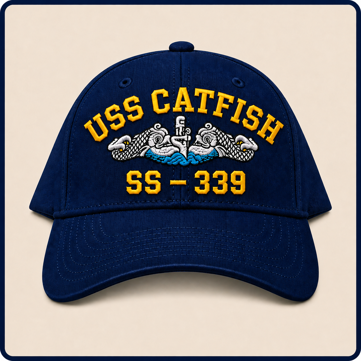 USS CATFISH SS-339 HAT approved boat mockup