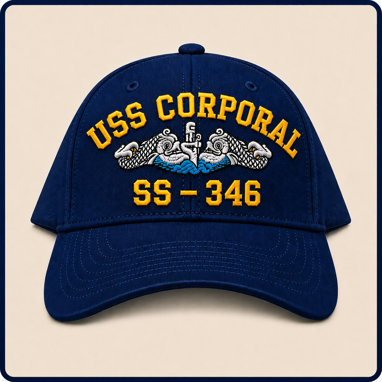 USS CORPORAL SS-346 HAT approved boat mockup