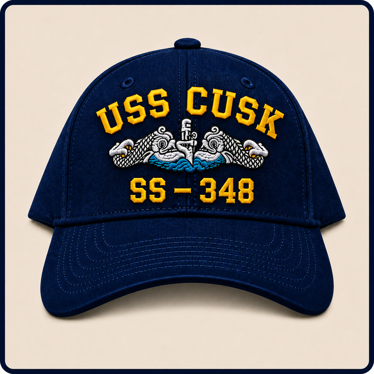 USS CUSK SS-348 HAT approved boat mockup