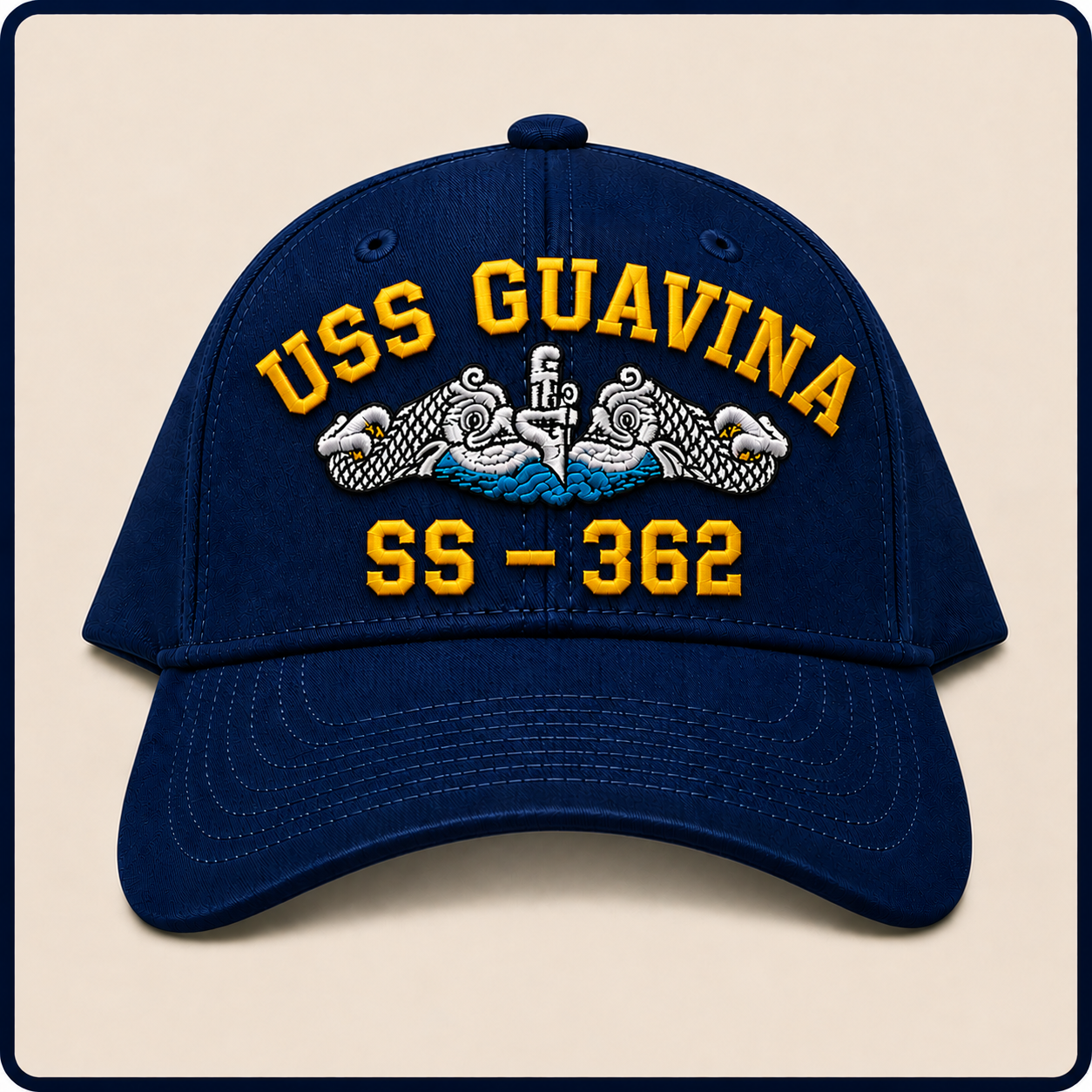 USS GUAVINA SS-362 HAT approved boat mockup