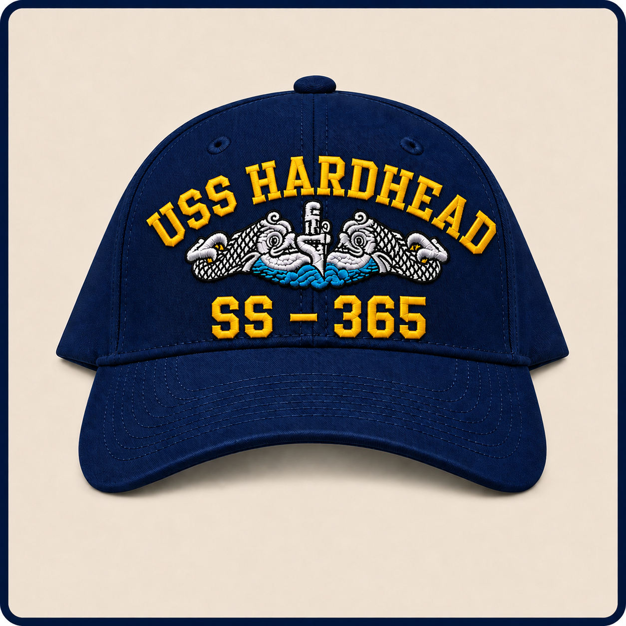 USS HARDHEAD SS-365 HAT approved boat mockup