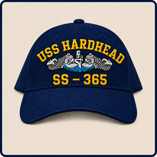 USS HARDHEAD SS-365 HAT approved boat mockup