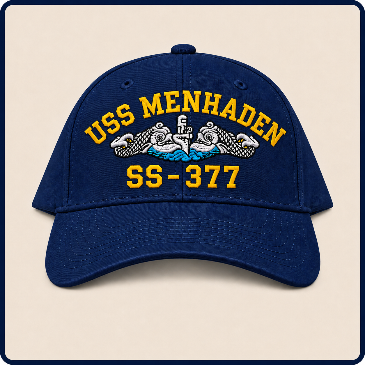 USS MENHADEN SS-377 HAT approved boat mockup