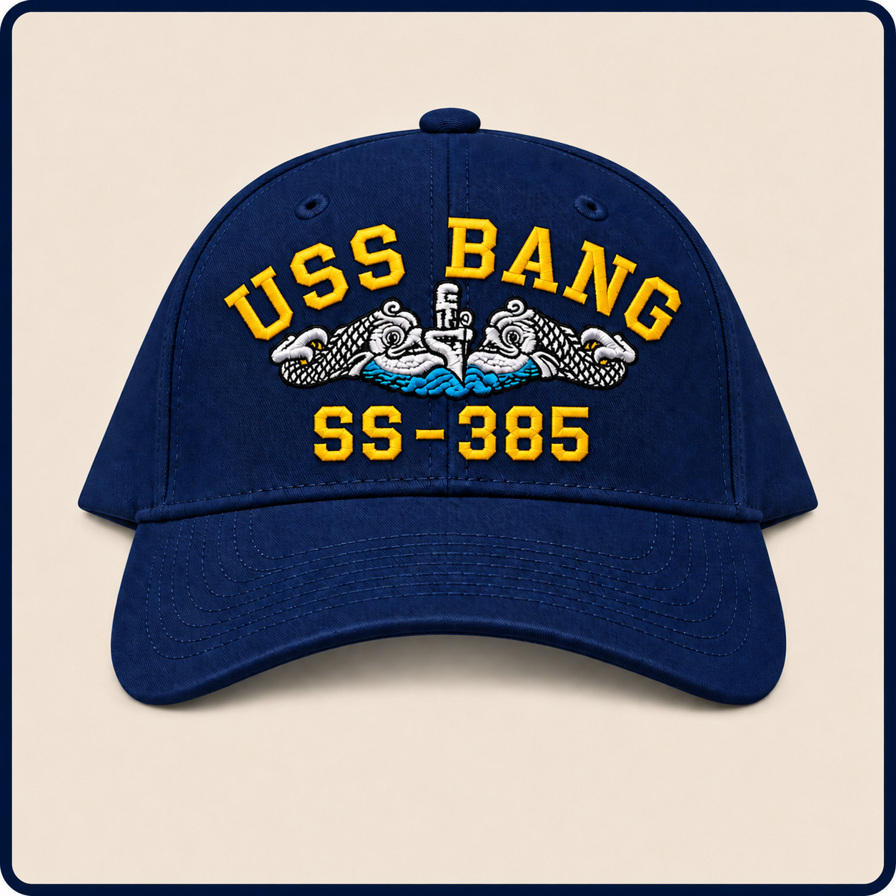 USS BANG SS-385 HAT approved boat mockup