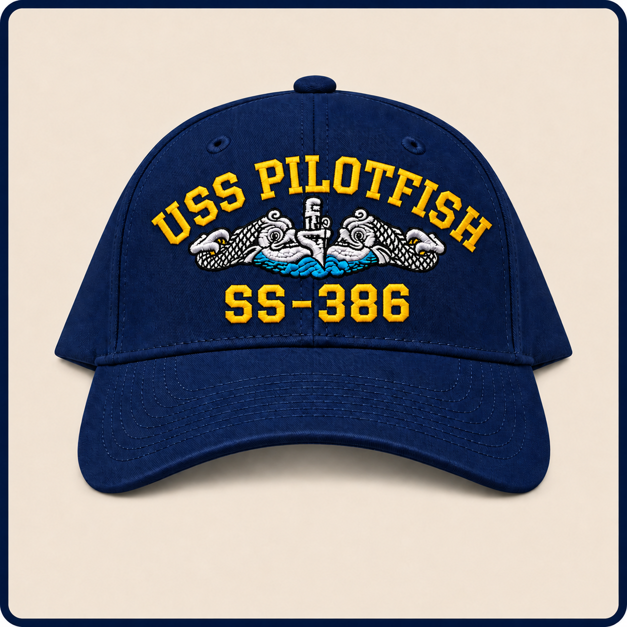 USS PILOTFISH SS-386 HAT approved boat mockup