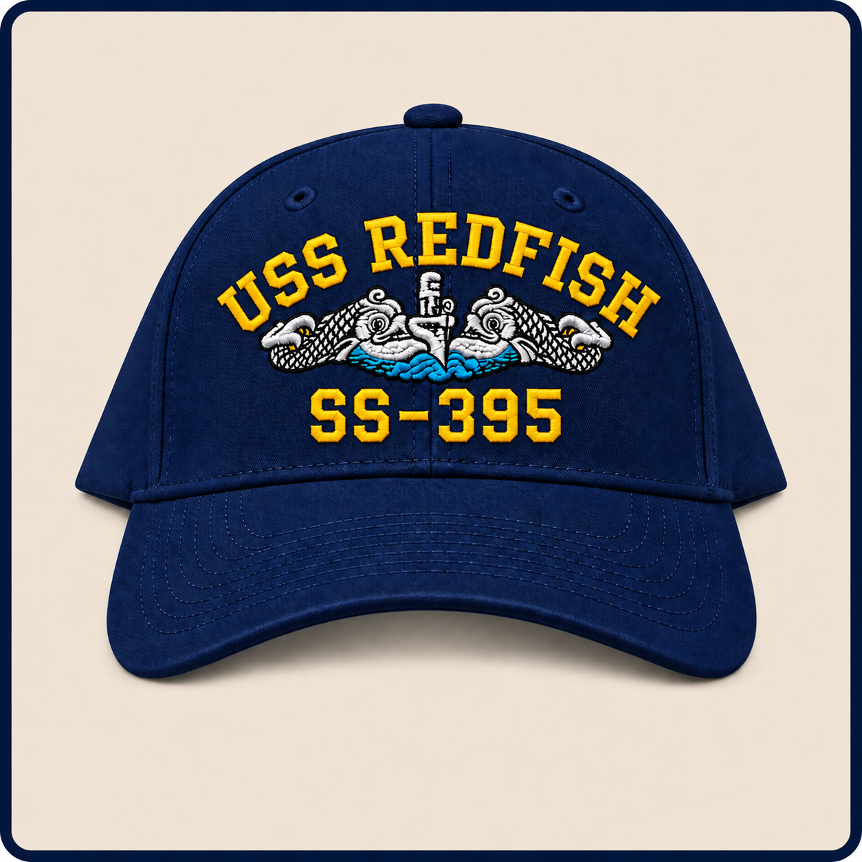 USS RED FISH SS-395 HAT approved boat mockup