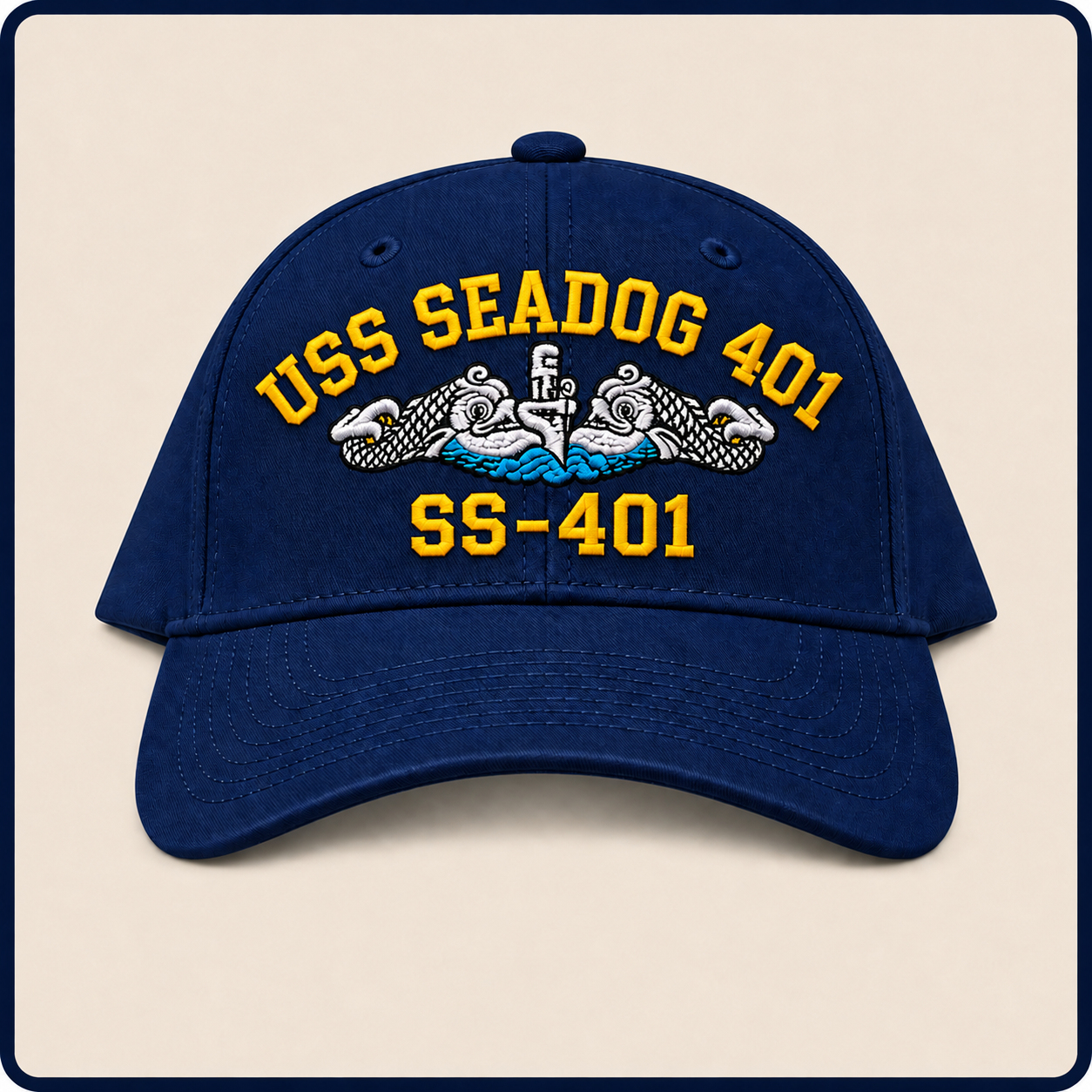 USS SEADOG SS-401 HAT approved boat mockup