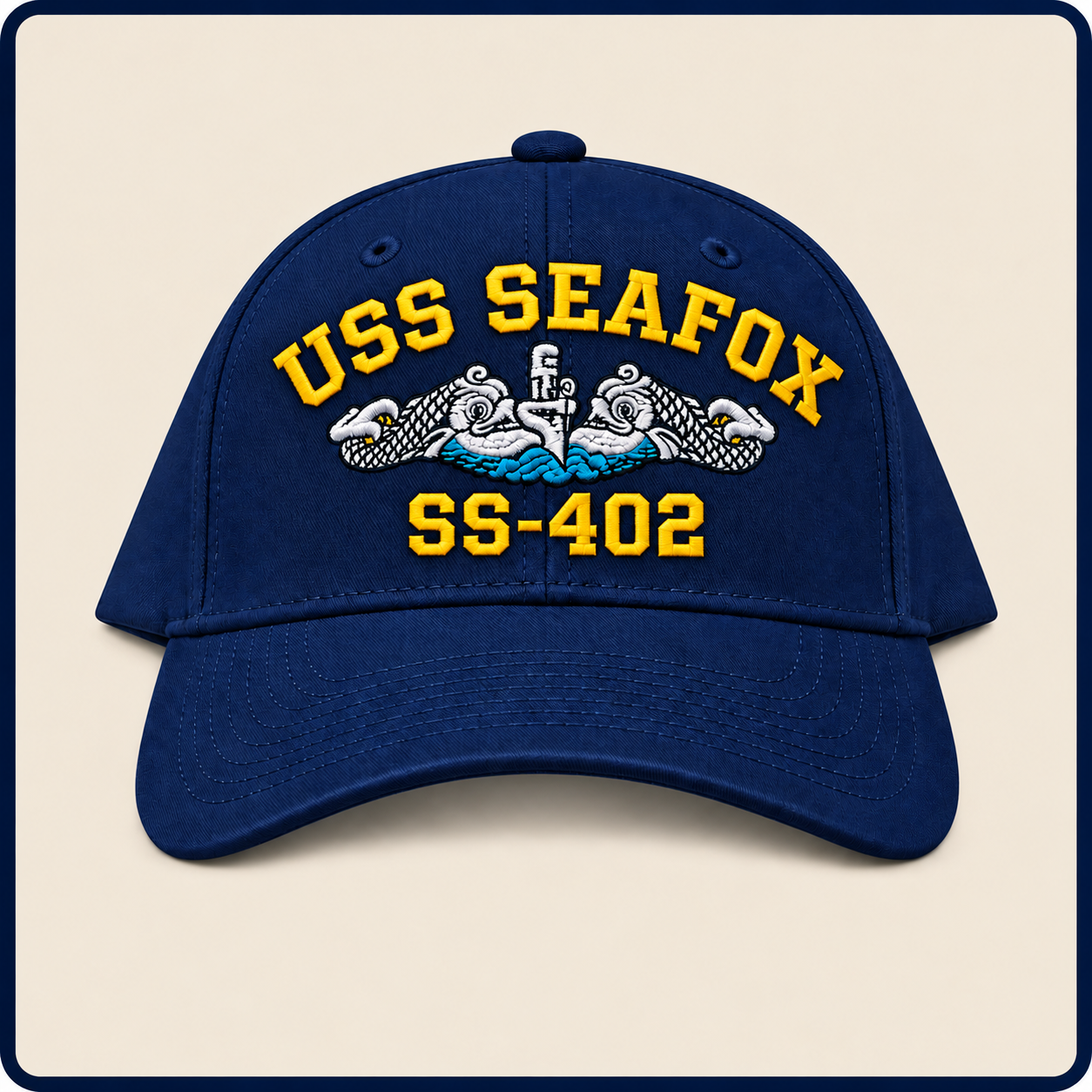 USS SEAFOX SS-402 HAT approved boat mockup