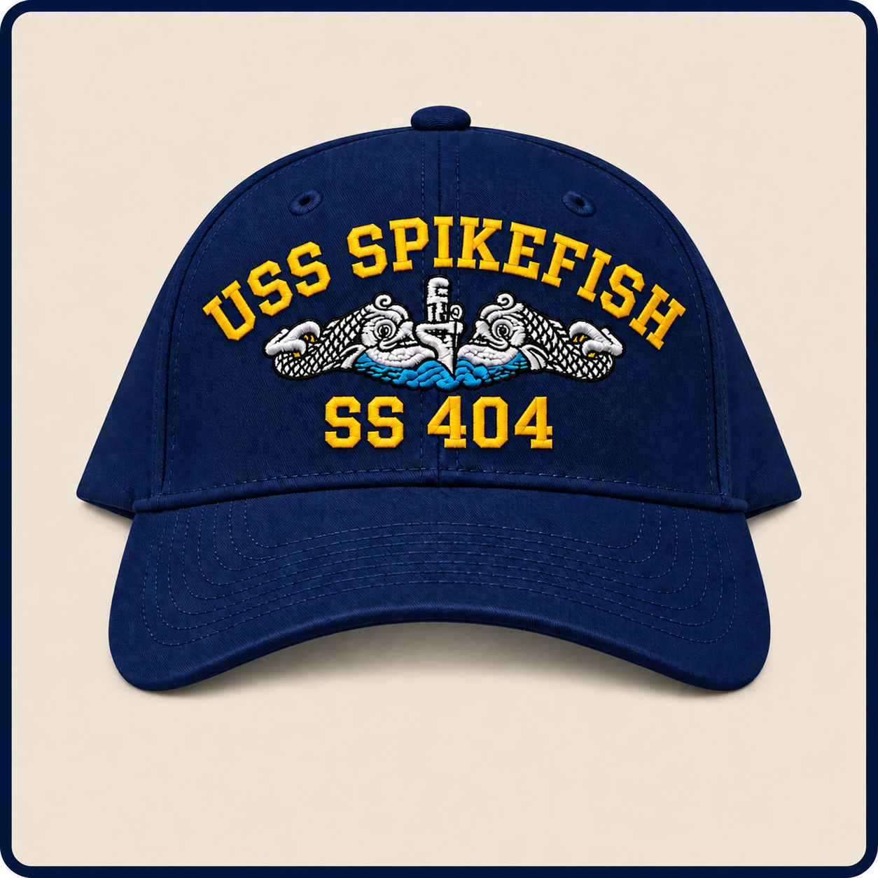 USS SPIKE FISH SS-404 HAT approved boat mockup