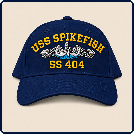 USS SPIKE FISH SS-404 HAT approved boat mockup