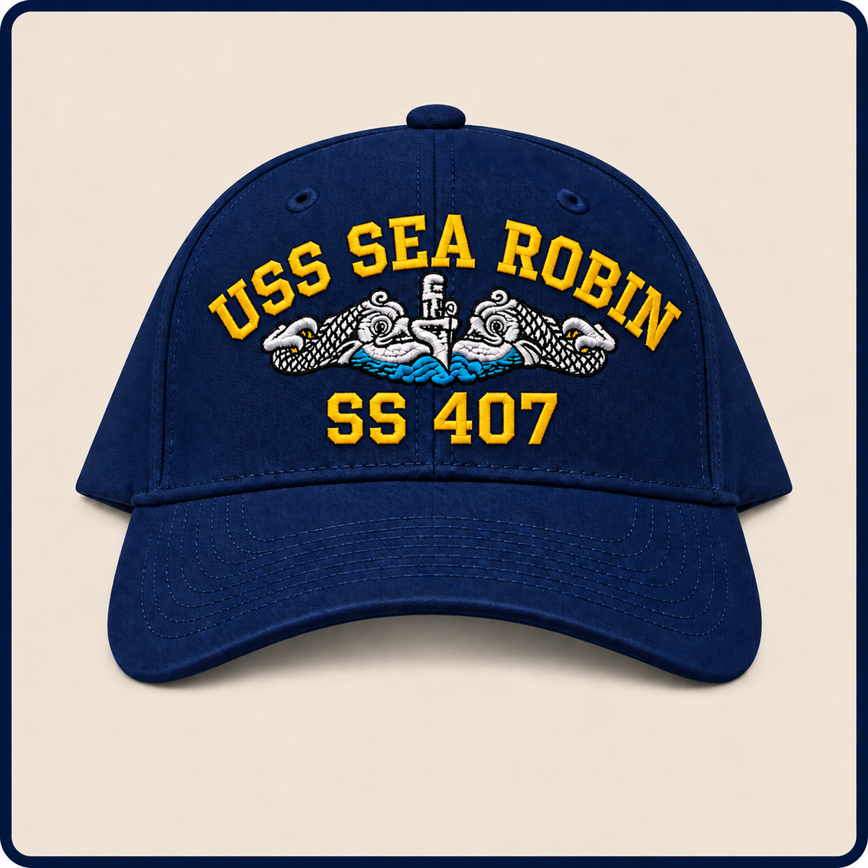 USS SEA ROBIN SS-407 HAT approved boat mockup