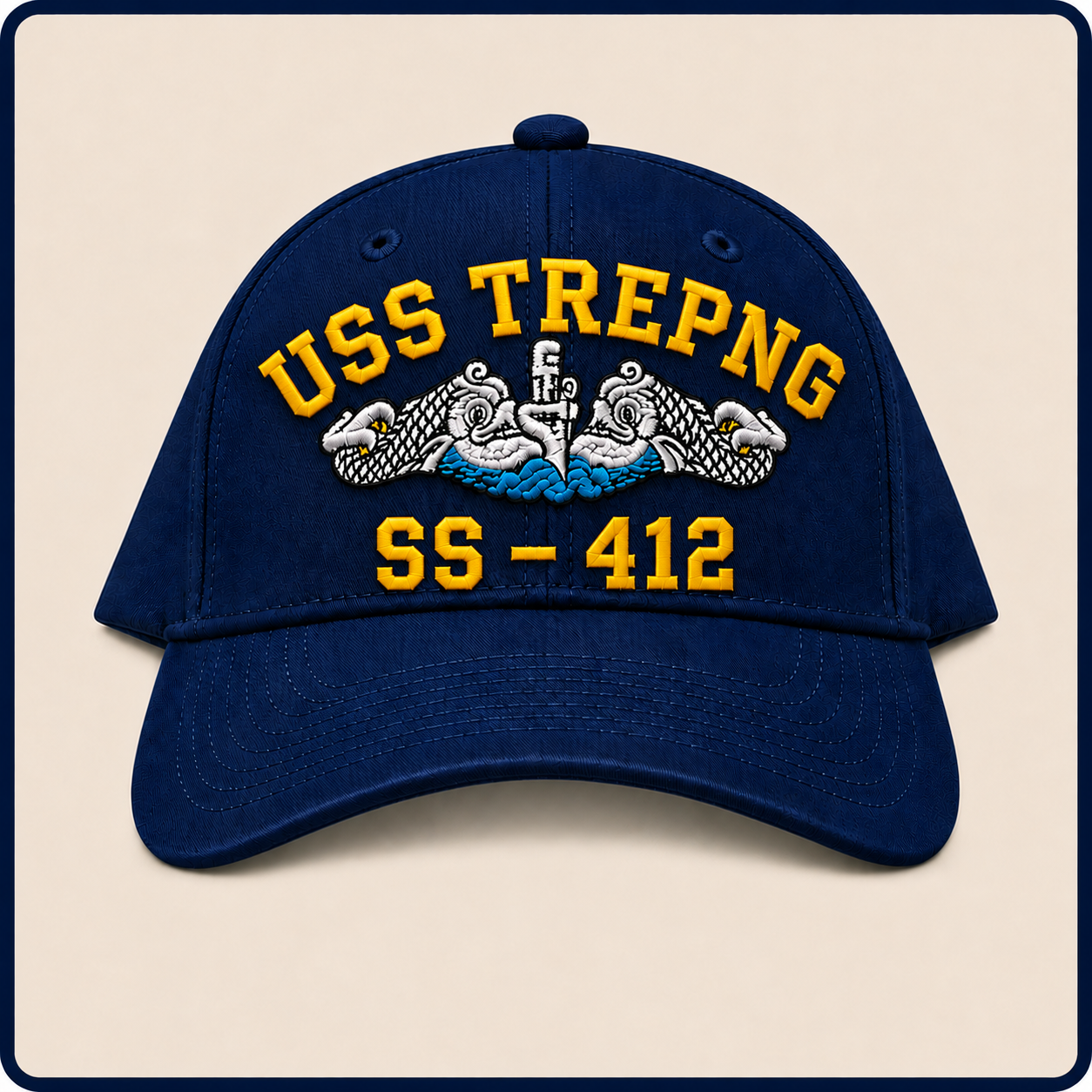 USS TREPNG SS-412 HAT approved boat mockup