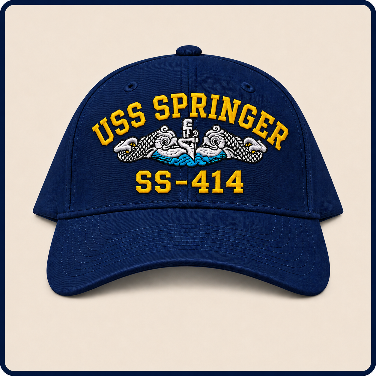 USS SPRINGER SS-414 HAT approved boat mockup