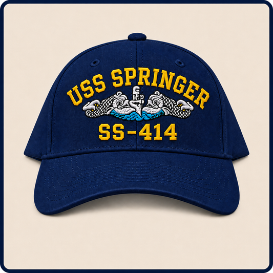USS SPRINGER SS-414 HAT approved boat mockup