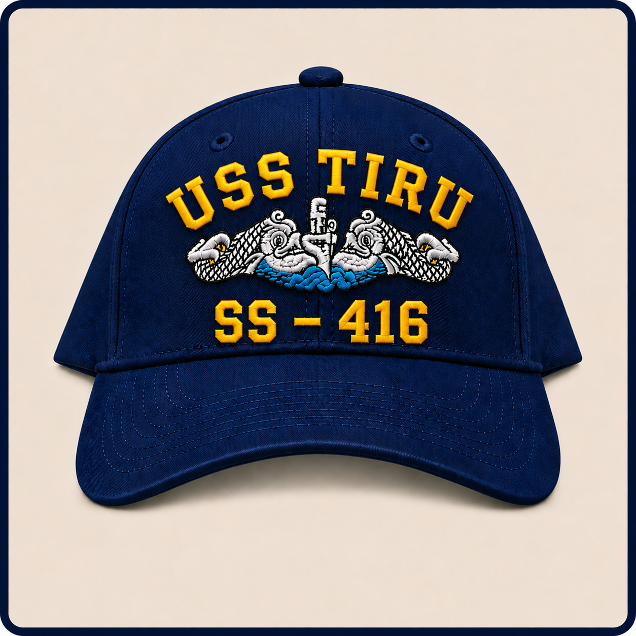 USS TIRU SS-416 HAT approved boat mockup
