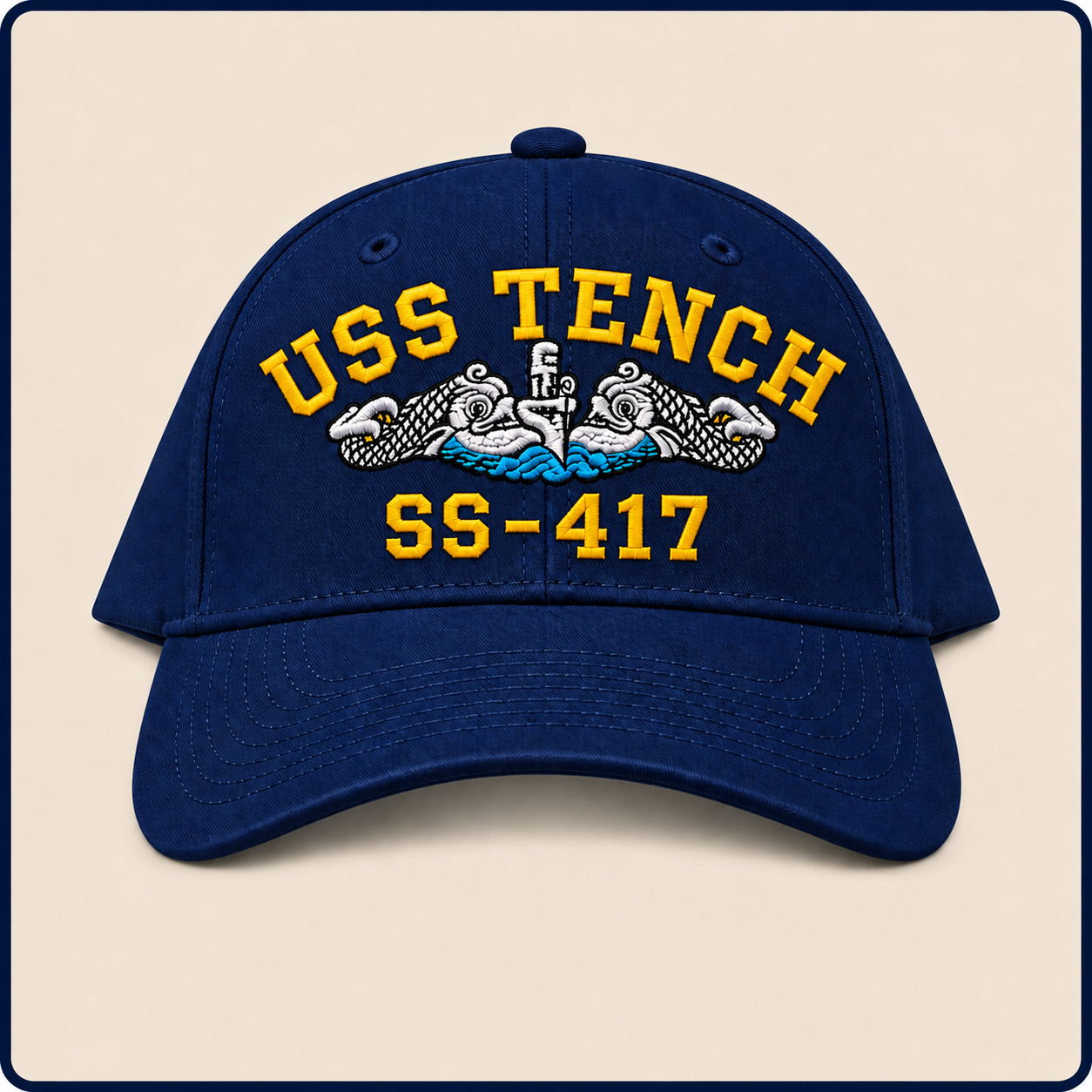 USS TENCH SS-417 HAT approved boat mockup