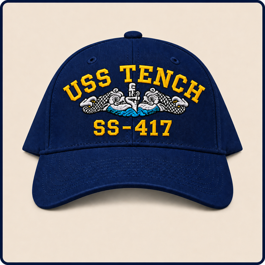 USS TENCH SS-417 HAT approved boat mockup