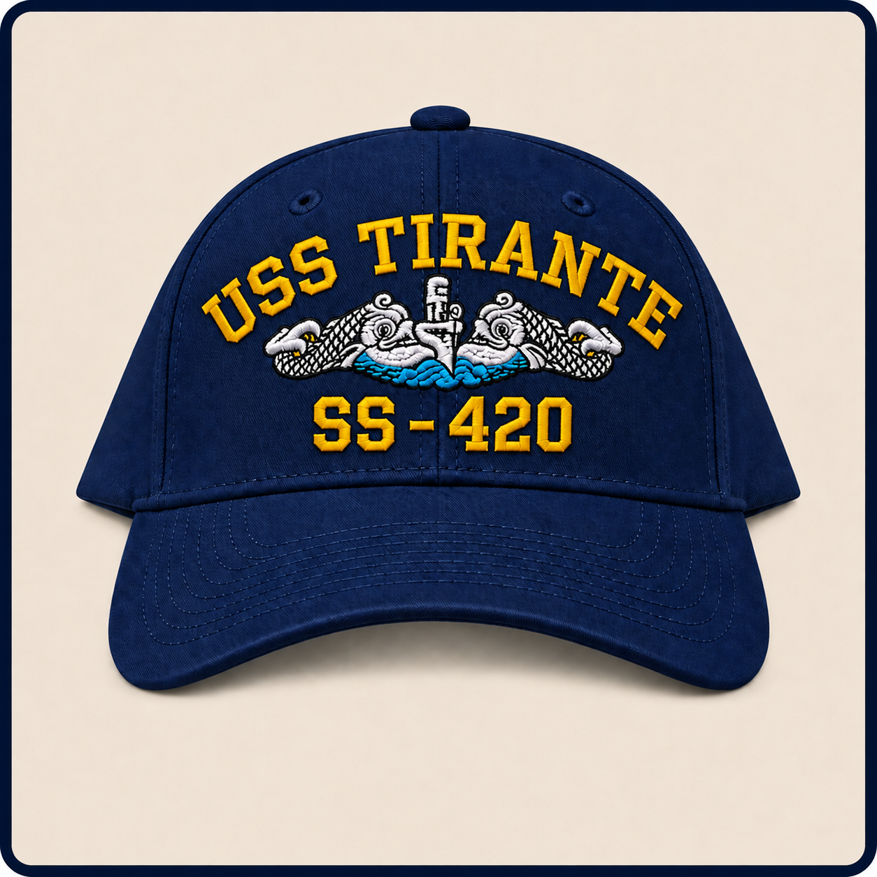 USS TIRANTE SS-420 HAT approved boat mockup