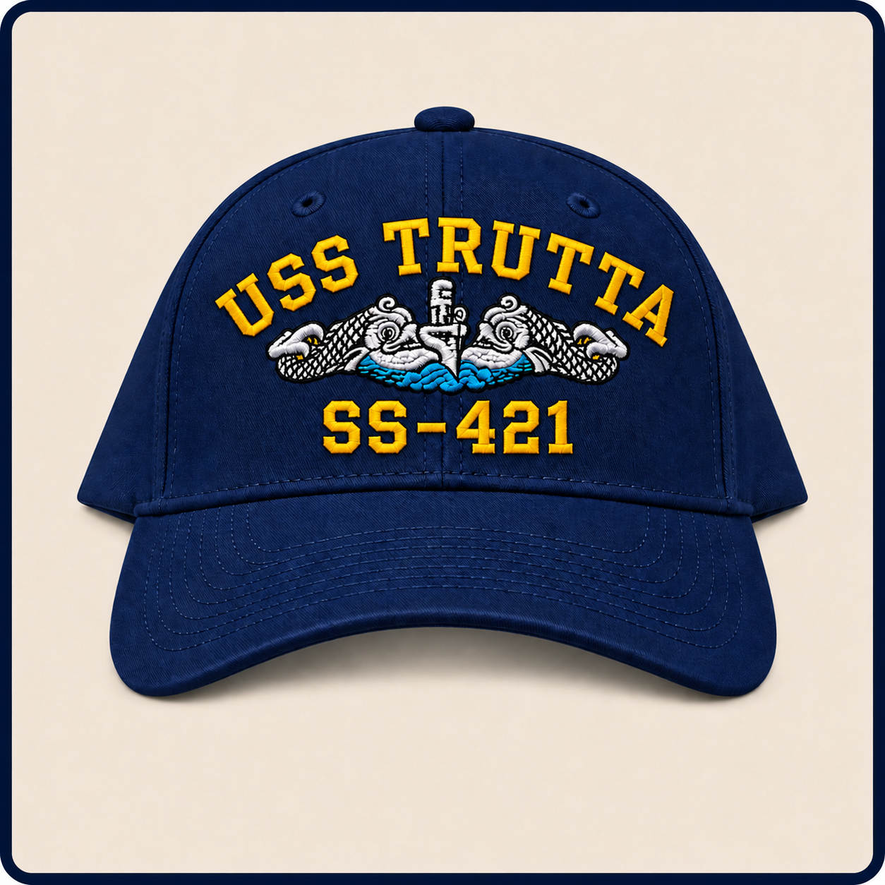 USS TRUTTA SS-421 HAT approved boat mockup