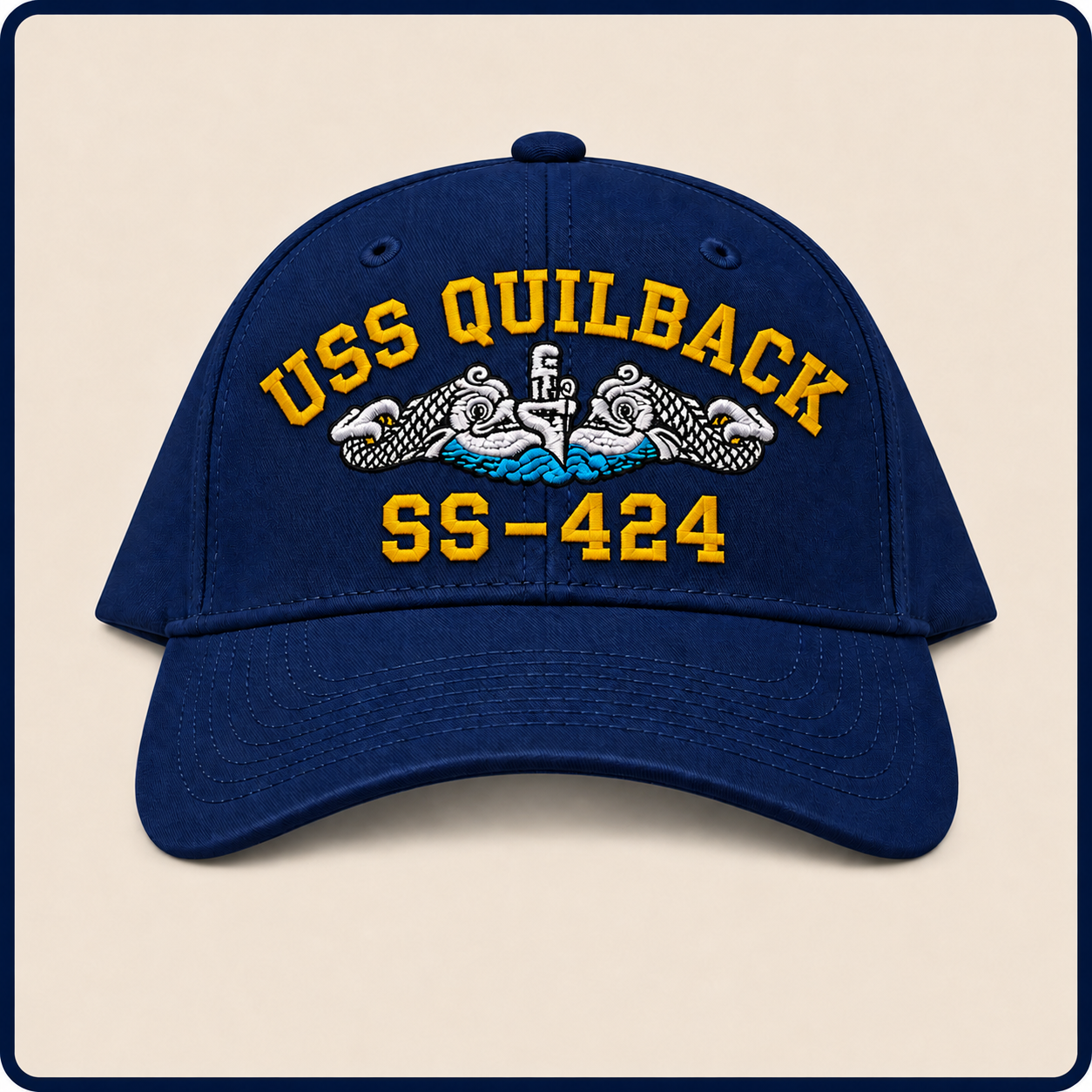 USS QUILLBACK SS-424 HAT approved boat mockup