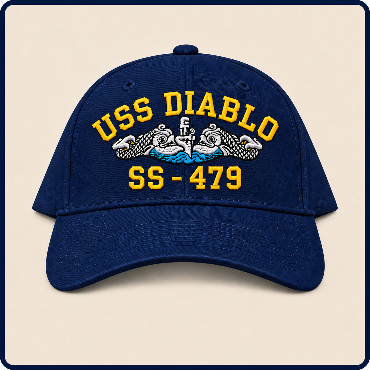 USS DIABLO SS-479 HAT approved boat mockup