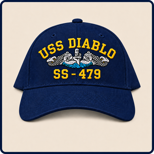 USS DIABLO SS-479 HAT approved boat mockup