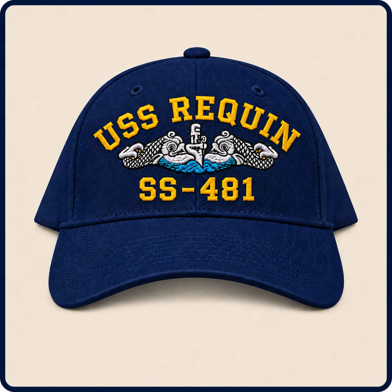 USS REQUIN SS-481 HAT approved boat mockup