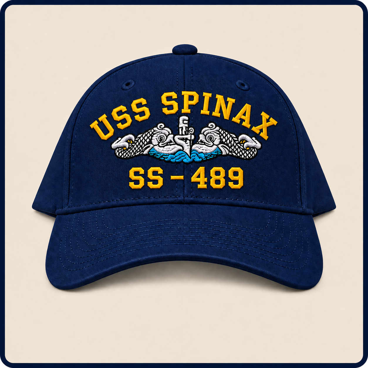 USS SPINAX SS-489 HAT approved boat mockup