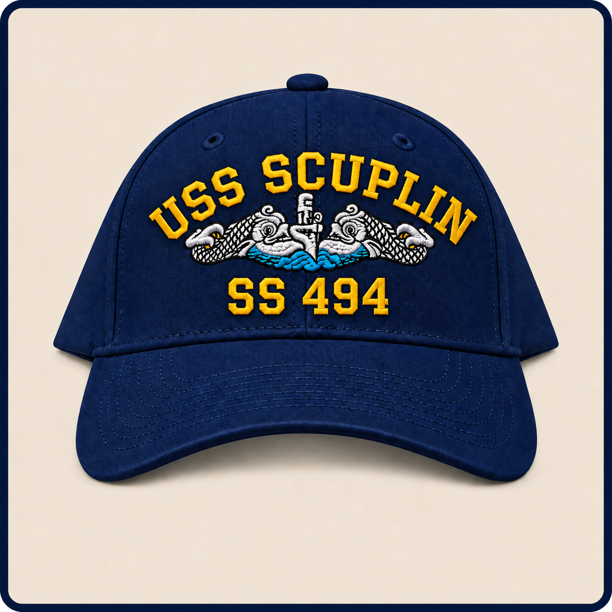USS SCULPIN SS-494 HAT approved boat mockup