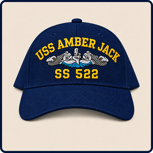 USS AMBER JACK SS-522 HAT approved boat mockup