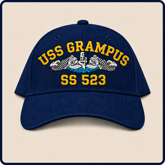 USS GRAMPUS SS-523 HAT approved boat mockup