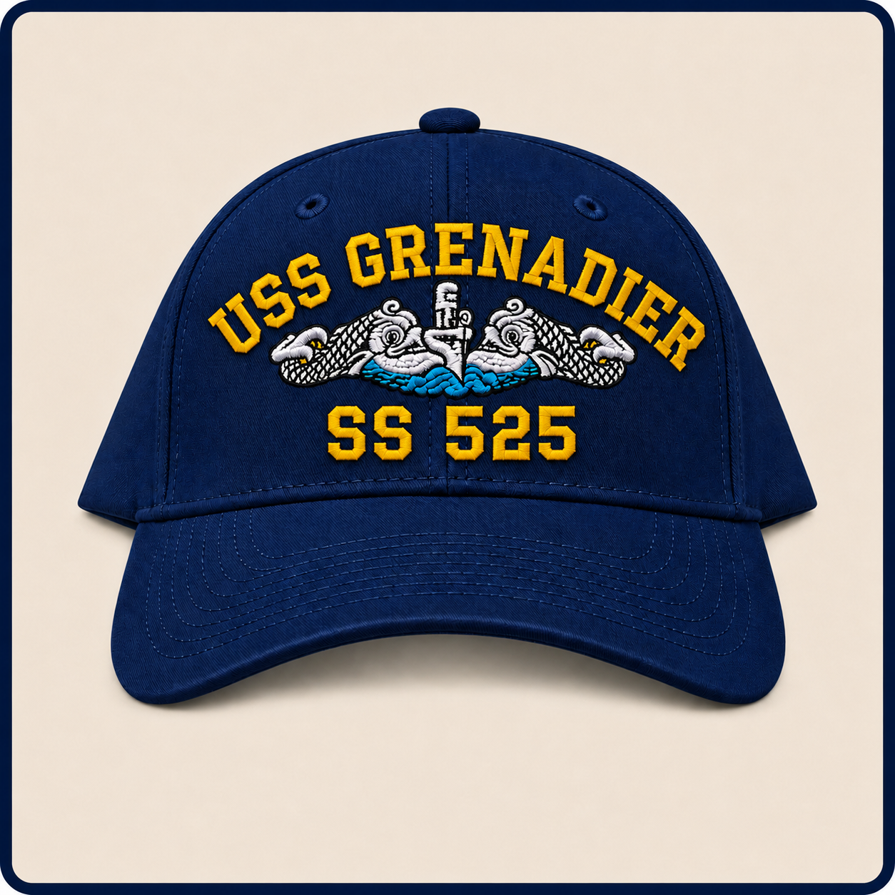 USS GRENADIER SS-525 HAT approved boat mockup
