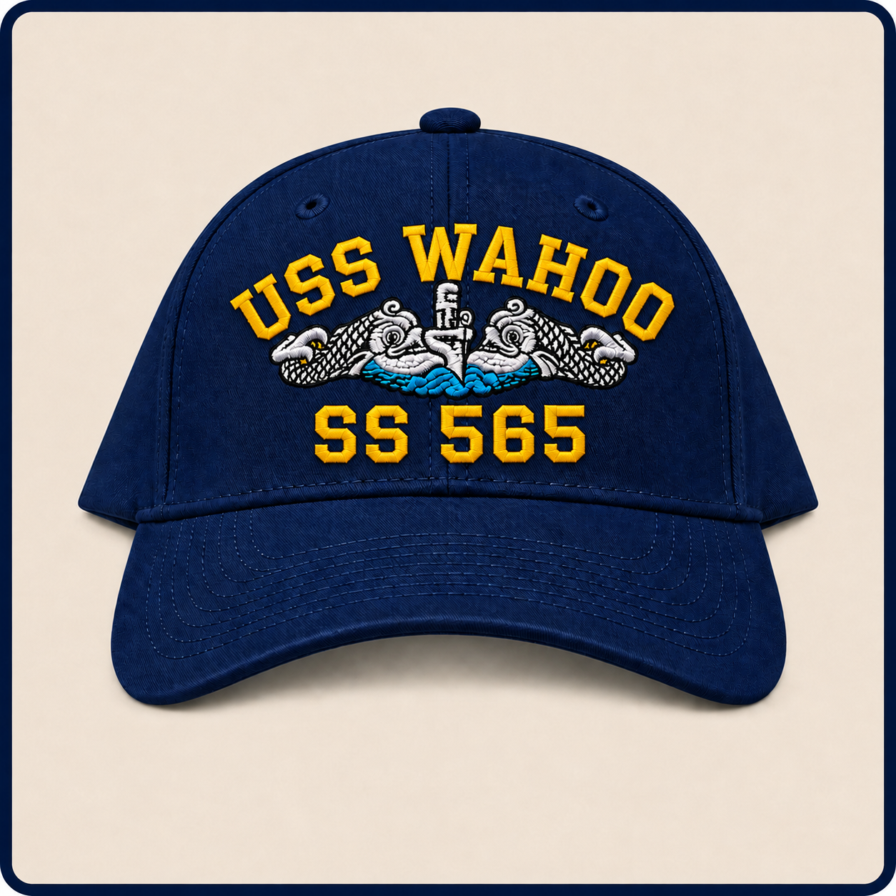 USS WAHOO SS-565 HAT approved boat mockup
