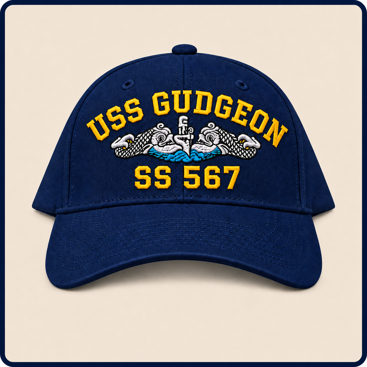 USS GUDGEON SS-567 HAT approved boat mockup