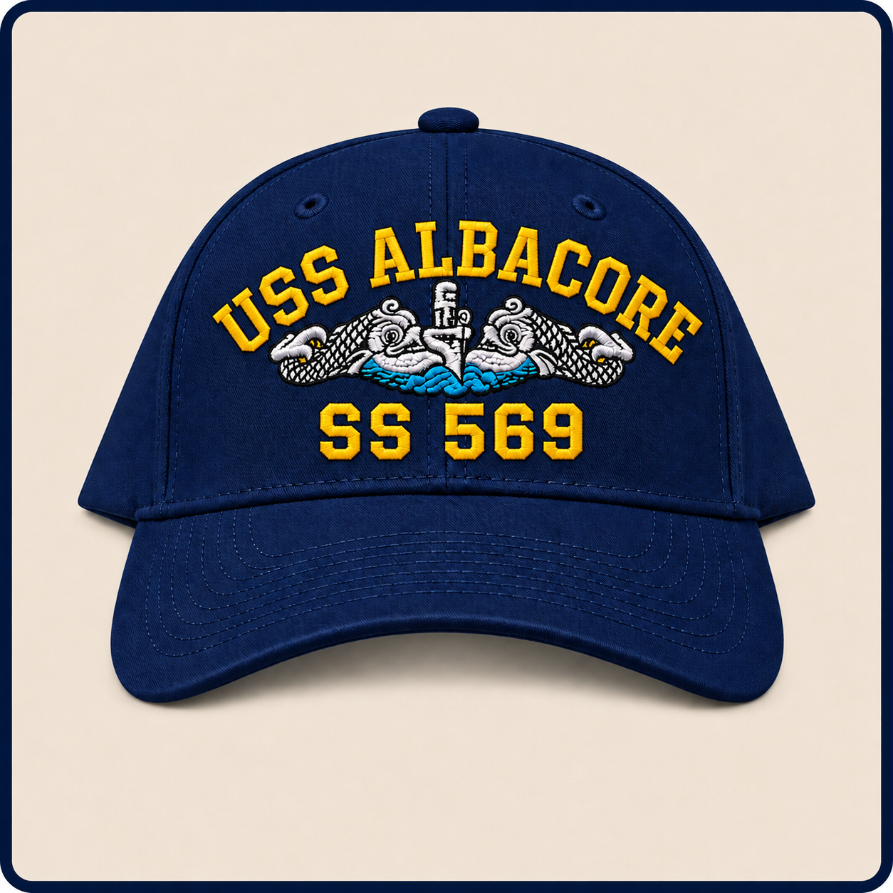 USS ALBACORE SS-569 HAT approved boat mockup