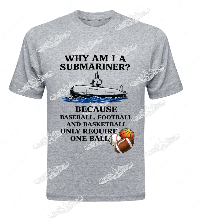 Why Am I A Submariner? One Ball... : Clothing