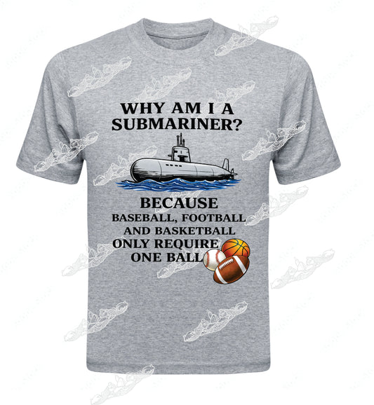 Why Am I A Submariner? One Ball... : Clothing