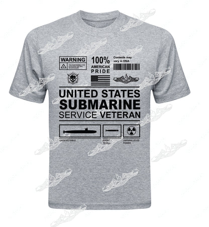 Warning Label For Submariners ; Clothing
