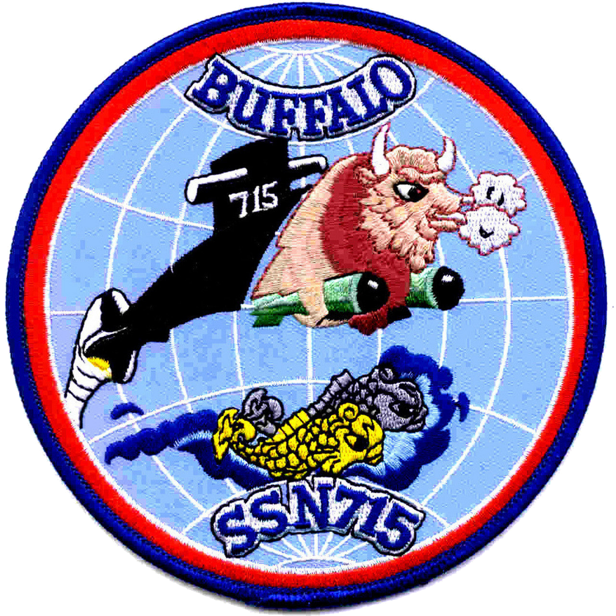 USS BUFFALO SSN 715 PATCH