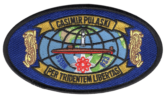 USS CASIMIR PULASKI SSBN 633 PATCH collection thumbnail