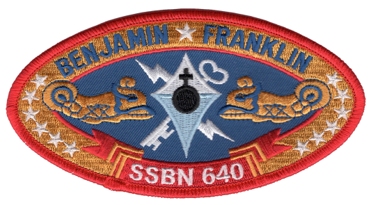 USS BENJAMIN FRANKLIN SSBN 640 PATCH collection thumbnail