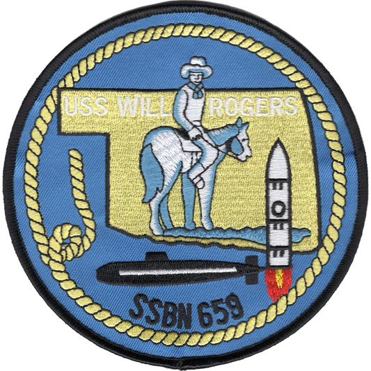 USS WILL ROGER SSBN 659 PATCH collection thumbnail