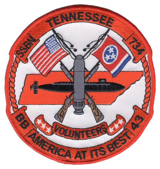 USS TENNESSEE SSBN 734 PATCH collection thumbnail