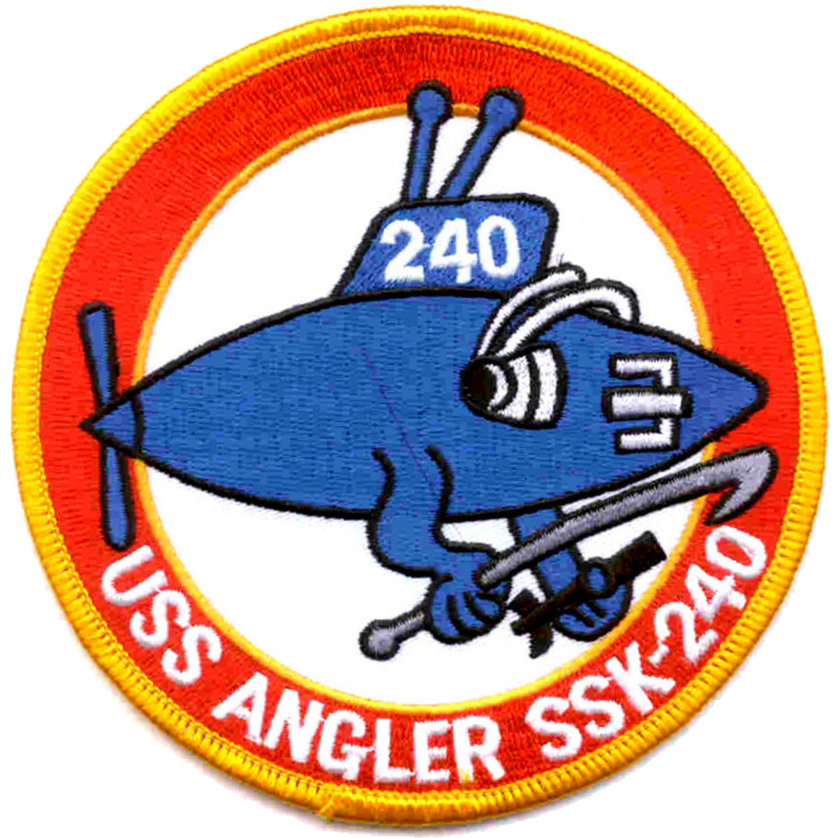 USS ANGLER SSK 240  PATCH