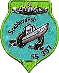 USS SCABBARDFISH SS 397 PATCH collection thumbnail