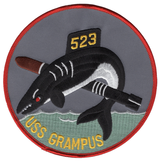 USS GRAMPUS SS 523 PATCH collection thumbnail