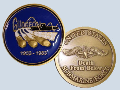 USS Gudgeon SS 567 Challenge Coin