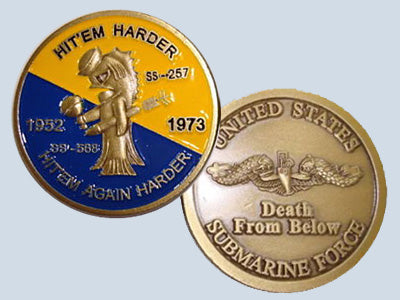USS Harder SS 568 Challenge Coin