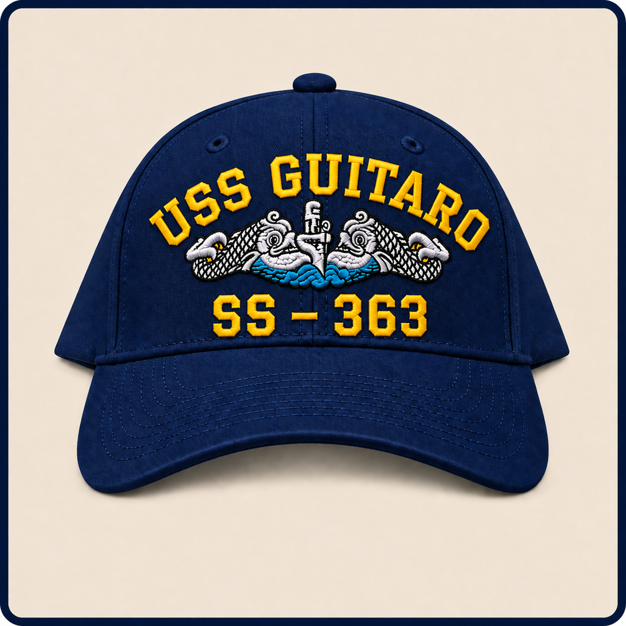 USS GUITARO SS-363 HAT approved boat mockup