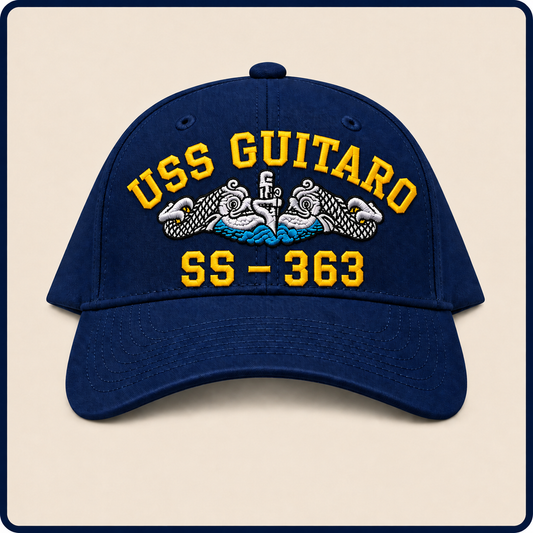 USS GUITARO SS-363 HAT approved boat mockup